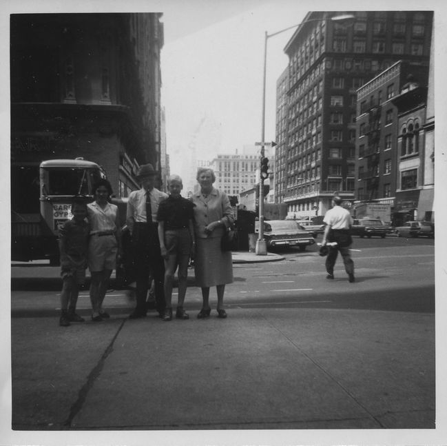 Paul, Lynne, Emiil, Kjell-Ake, Hilma, NYC 1962
