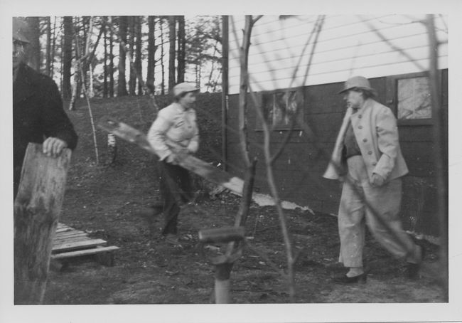 Workmen at what looks like Ankargrund in Halifax, MA 
