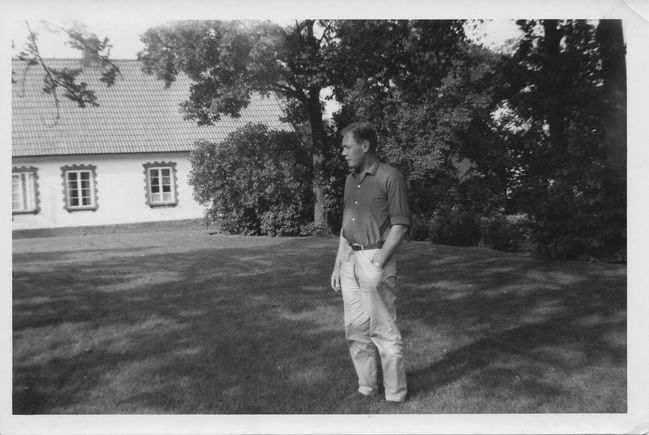 Lars Schyllert at Mariero farm summer 1966
