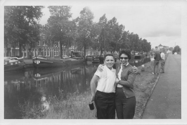 Paul and Lynne in Amsterdam in 1966
