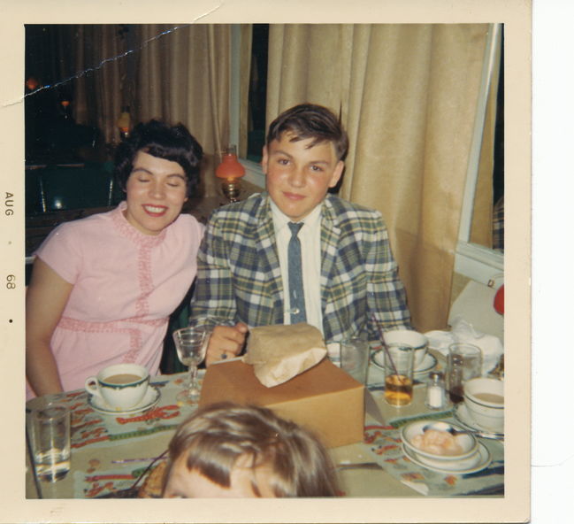 Paul and Lynne in some restaurant ca 1967
