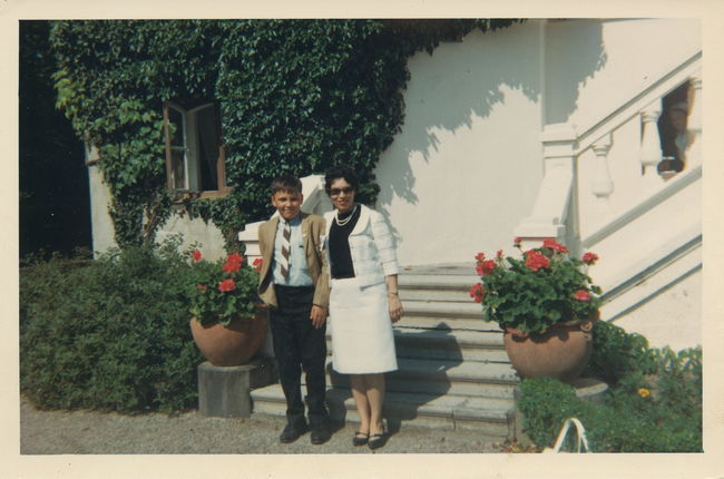 Paul and Lynne on 1966 European trip
