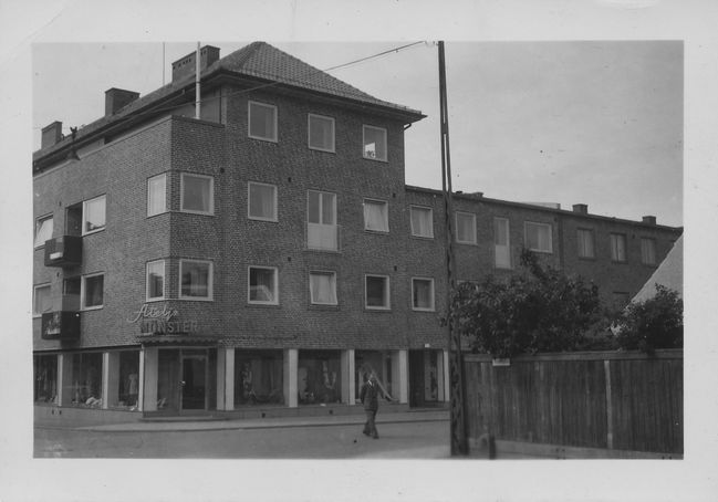 Building in downtown Trelleborg ca 1948
