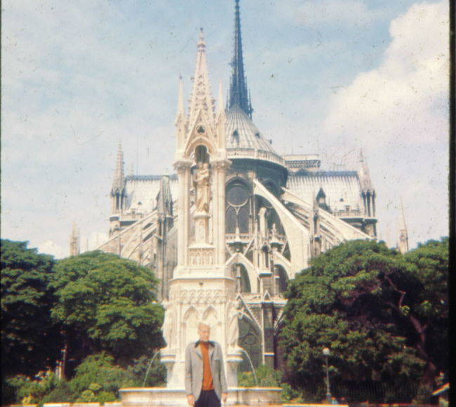 Norte Dame, Paris, 1966 trip
