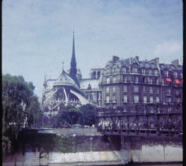 Norte Dame, Paris, 1966 trip
