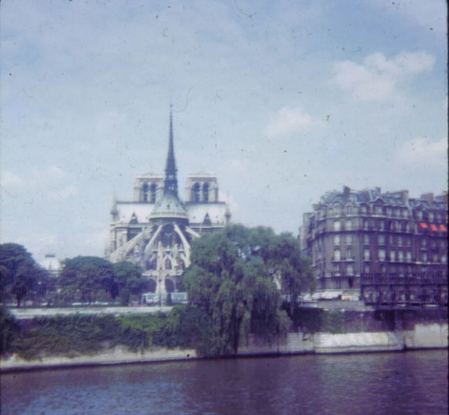 Norte Dame, Paris, 1966 trip
