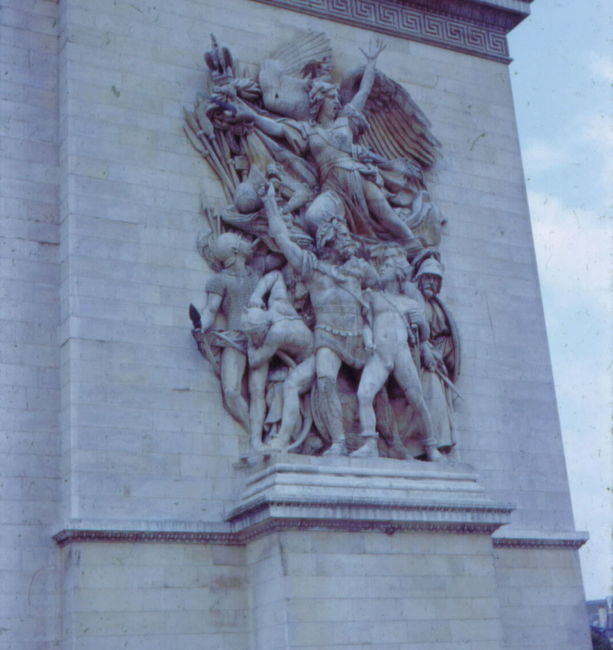 Arc de Triomphe Paris, 1966 trip
