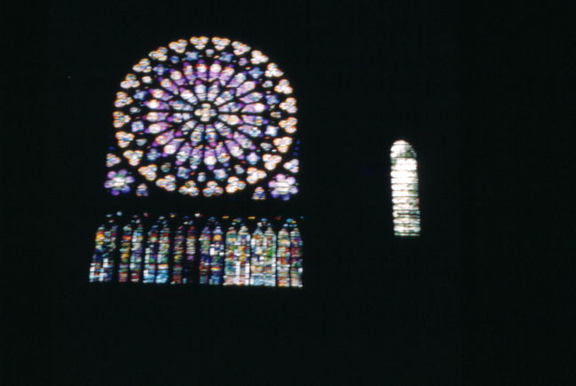 Notre Dame Rose Window, Paris, 1966 trip
