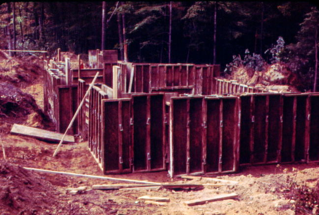 13 Cynthia Road foundation during construction 1959
