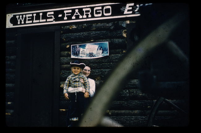 Paul on day trip with Uncle Walter and Rosalie to Pleasure Island in Wakefield, MA ca 1959
