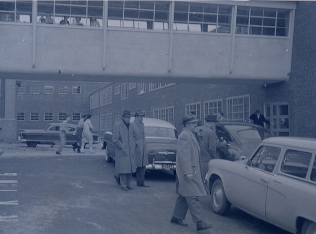 Ake building site, 1952, Malmo, Sweden
