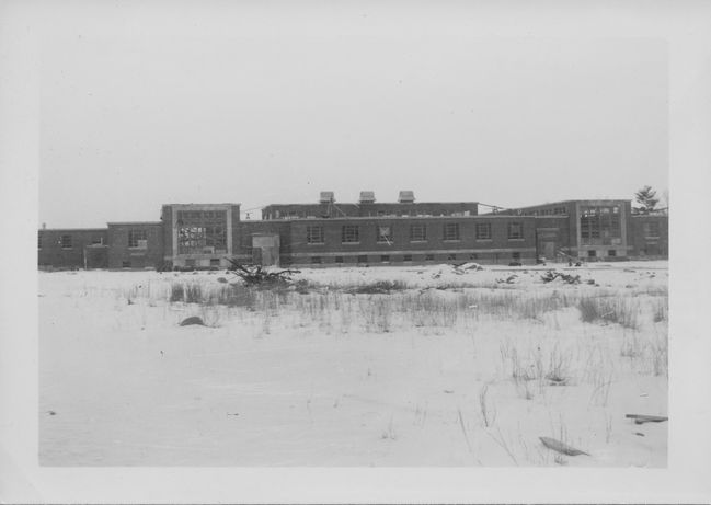 one of Ake's buildings in Malmo while working in Sweden 1952
