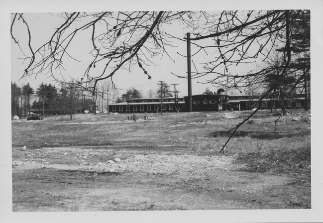 one of Ake's buildings in Malmo while working in Sweden 1952
