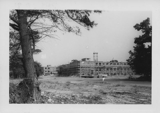 one of Ake's buildings in Malmo while working in Sweden 1952
