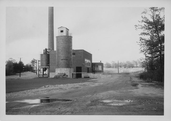 one of Ake's buildings in Malmo while working in Sweden 1952
