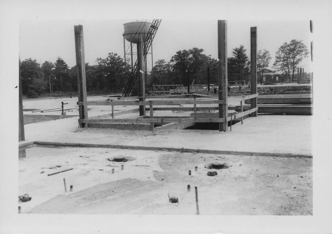 one of Ake's buildings in Malmo while working in Sweden 1952
