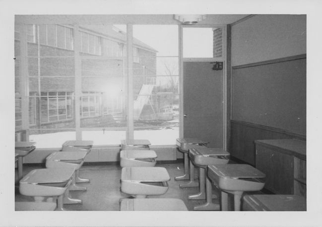 one of Ake's buildings in Malmo while working in Sweden 1952
