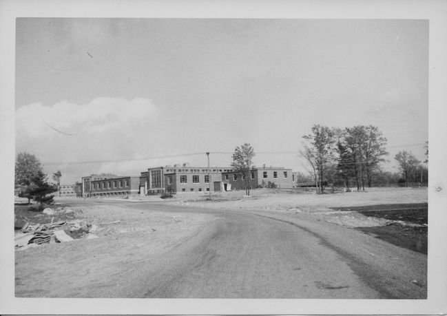 one of Ake's buildings in Malmo while working in Sweden 1952
