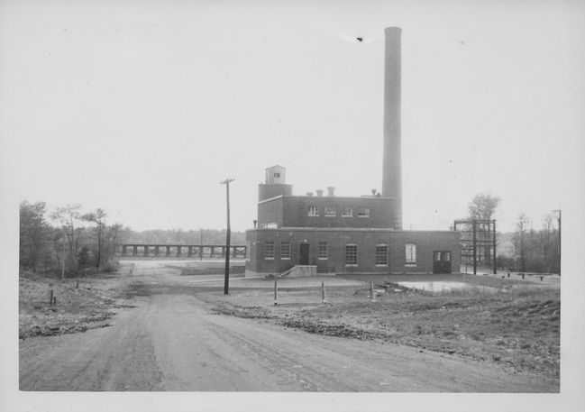 one of Ake's buildings in Malmo while working in Sweden 1952
