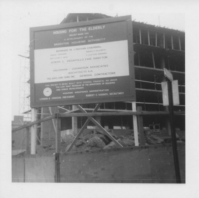 Brockton Housing for the Elderly on West Elm St.  Designed by Ake Gunnar Goransson
