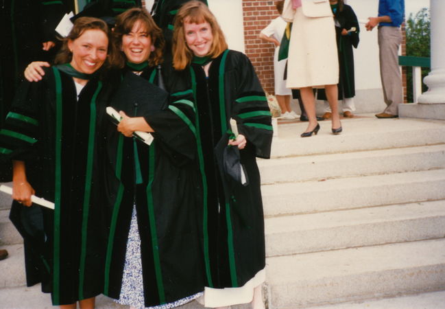 Leslie's medical school graduation UVM 1988
