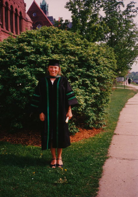 Leslie's medical school graduation UVM 1988
