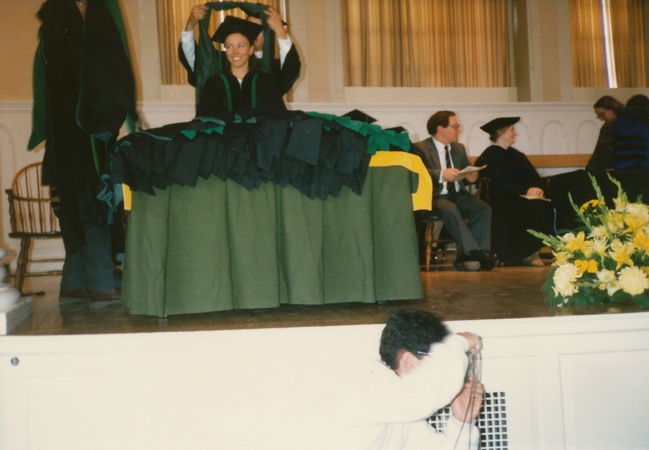 Leslie's medical school graduation UVM 1988
