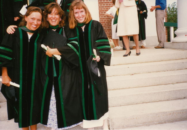 Leslie's medical school graduation UVM 1988
