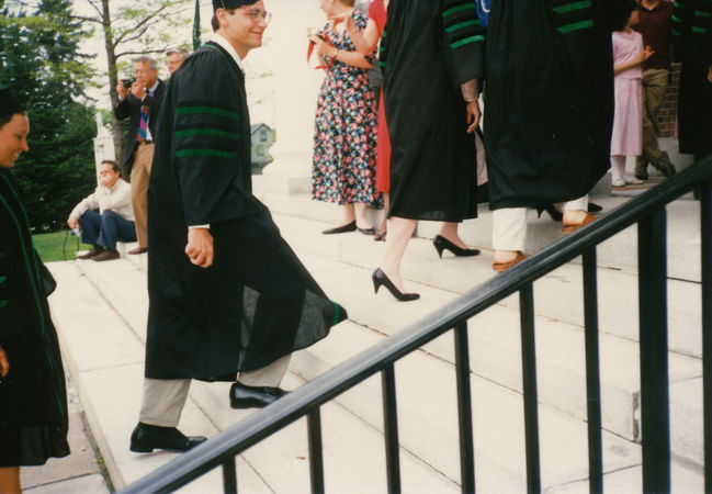 Leslie's medical school graduation UVM 1988
