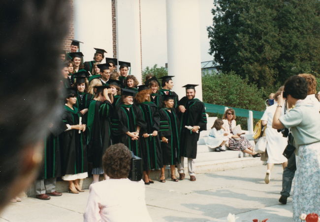 Leslie's medical school graduation UVM 1988
