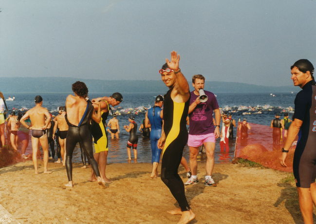 Paul, Tupper Lake,  NY 1/2 Ironman 1994
