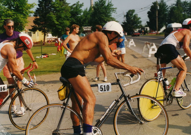 Paul, Tupper Lake,  NY 1/2 Ironman 1994
