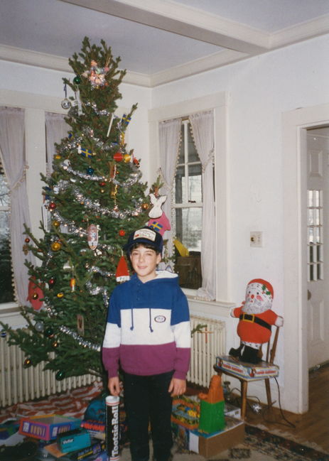 Peter, Christmas 1994 Bondgarden Living Room
