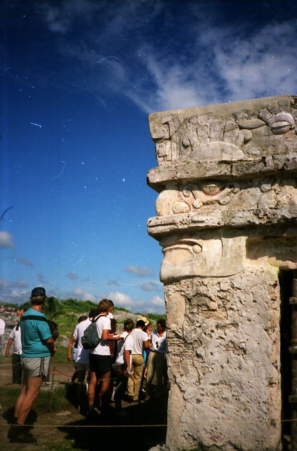 Leslie and Nana's trip to Cancun winter '91
