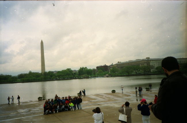 Washington Monument during Peter and Nana on DC trip ca 1991
