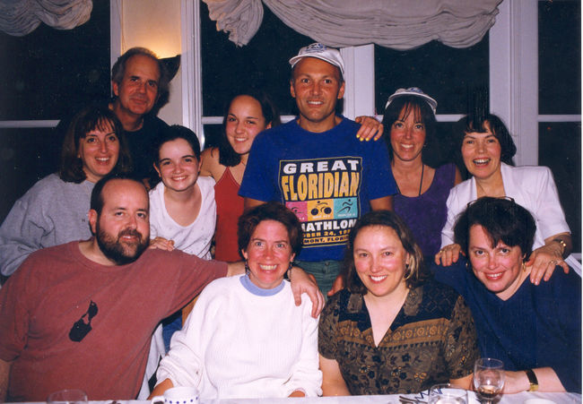 Extended Family at Columbus Isle 25th anniversary celebration New Years 2000
