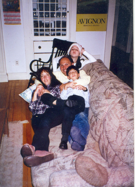 Goransson family Christmas time ca 1993
