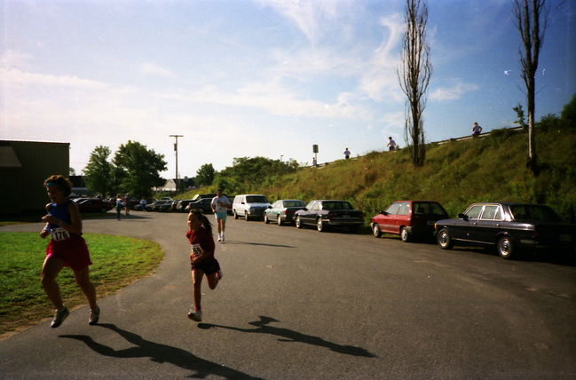 Jenny finishing up KTP Septemberfest ca 1991
