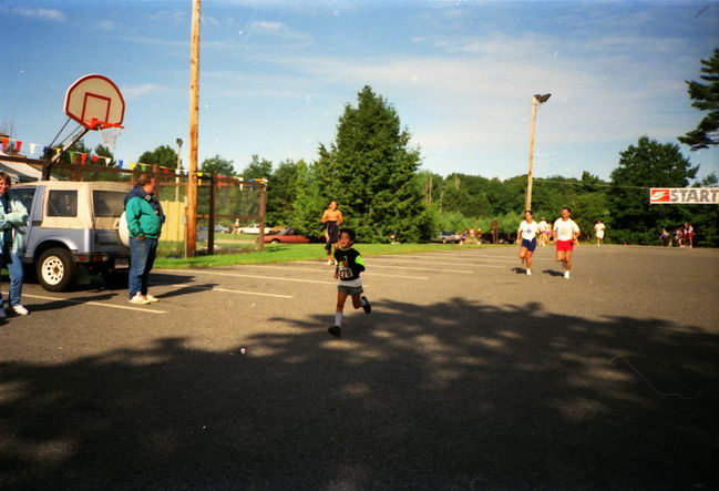 Peter finishing up KTP race
