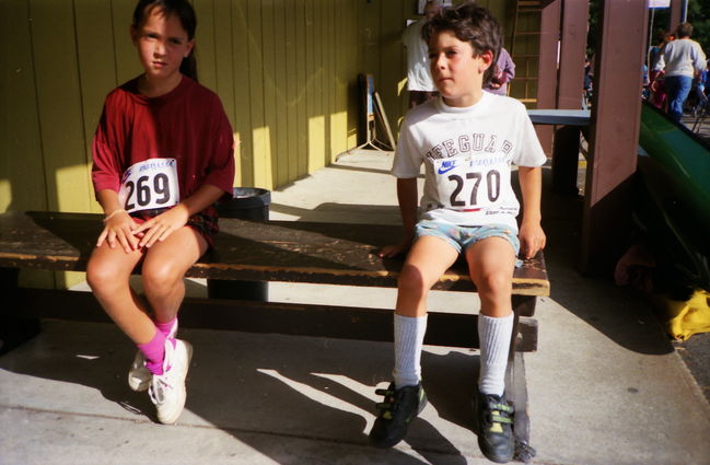 Jenny, Peter at Kittery Trading Post Septemberfest race
