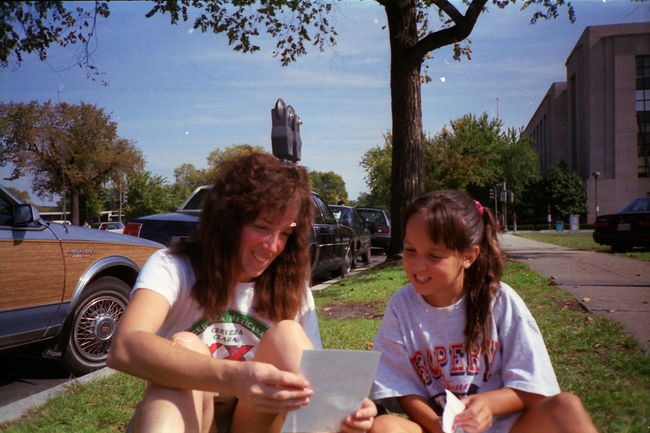 Family at Mt. Vernon early 90's
