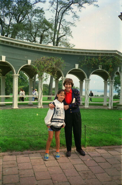 Jenny and Nana at Mt. Vernon early 90's
