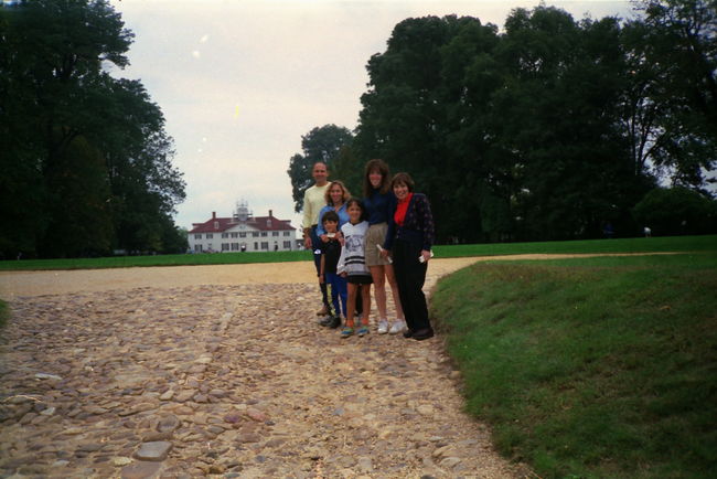 Family at Mt. Vernon early 90's

