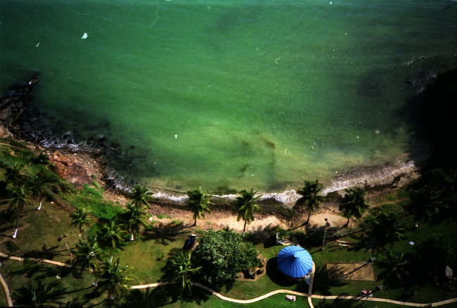 View from hotel room in  Fajardo, PR in early 90's
