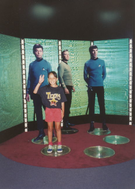 Jenny at Star Trek Exhibit in DC
