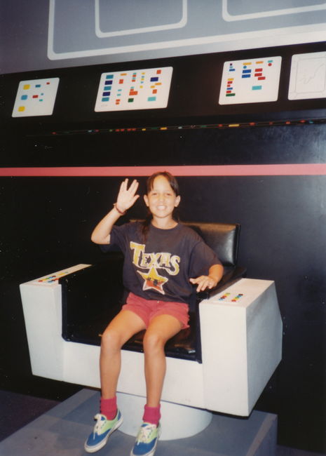 Jenny at Star Trek Exhibit in DC
