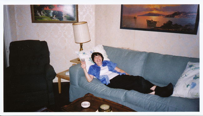 Lynne resting at 26 Adamson St.
