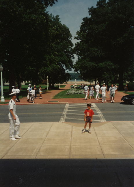 Peter at Annapolis early 1990's
