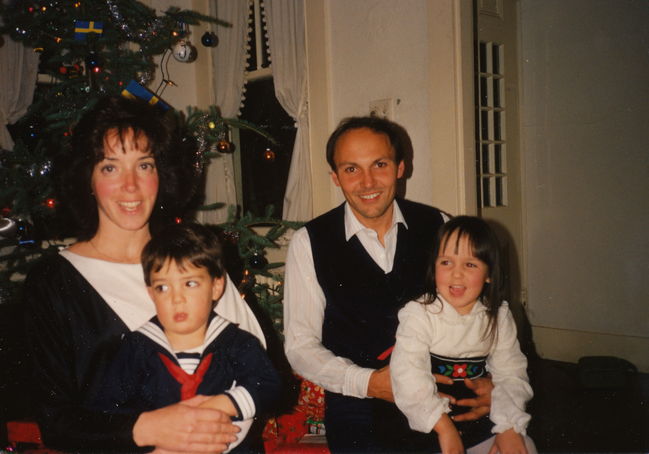 Helen, Peter, Paul, Jenny Eliot Xmas 1988
