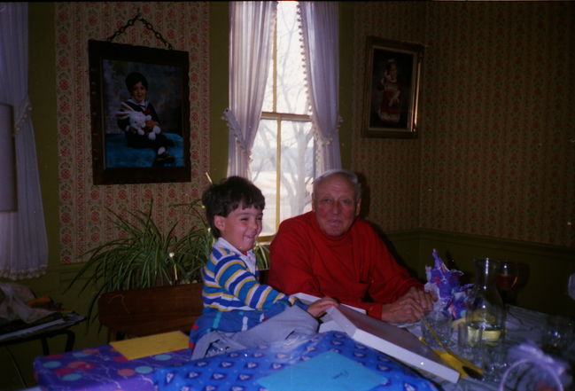 Peter's 4th birthday party 1989
